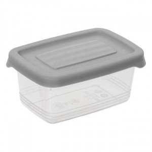 Set 4 caserole din plastic pentru alimente, dimensiune 9x6x5 cm, capacitate 125 ml - Img 3