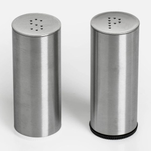 Set solnite din inox, dimensiune 3.2x8 cm, Sare/Piper - Img 1