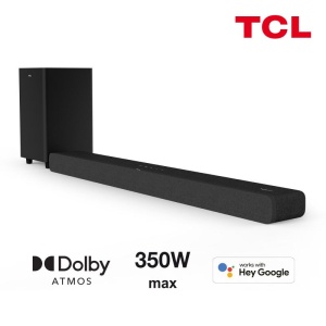 Soundbar TCL TS8132, 3.1.2, 350W, Bluetooth, Dolby Atmos, Subwoofer Wireless, Negru - Img 12