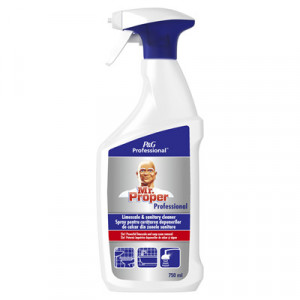 Spray pentru curatarea depunerilor de calcar din zonele sanitare Mr. Proper, 750 ml