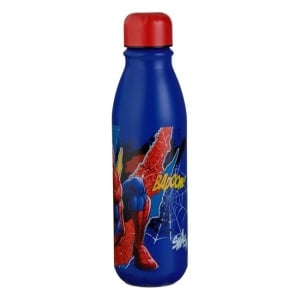 Sticla de apa din aluminiu pentru copii, dimensiune 6.5x23 cm, capacitate 600 ml, Spider-Man - Img 2