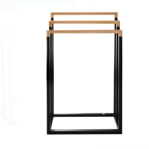 Suport uscator pentru prosoape, 3 spatii, dimensiune 45x21x76 cm - Img 3
