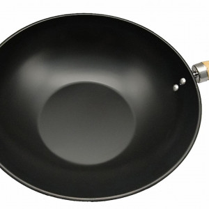 Tigaie wok cu 2 manere din lemn, 32x8 cm, acoperire non-stick, Arizzo - Img 3