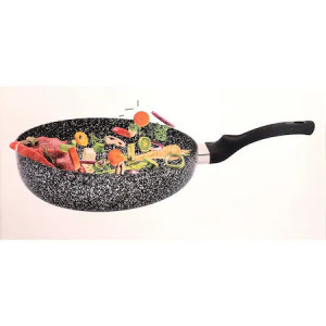 Tigaie wok cu acoperire marmura, Edenberg, 28 cm - Img 3