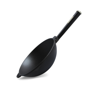 Tigaie wok fonta cu capac, 26×11 cm, 2.8 L - Img 2