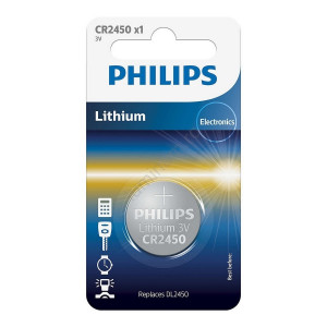 Baterie Philips Lithium CR2450/10B - Baterie buton cu litiu CR2450 MINICELLS 3V