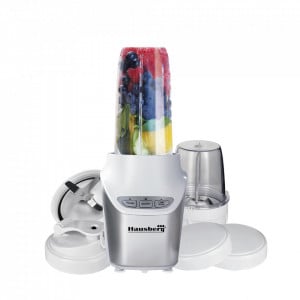 Blender Hausberg HB-7705, 1000 W, 2 viteze/impuls, 0.45/1 L, accesorii incluse, Multicolor - Img 5