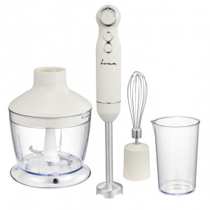 Blender vertical Fram FHBL-RAC1200CR, 1200W, tocator 500 ml, cana mixare 600 ml, Turbo, Crem