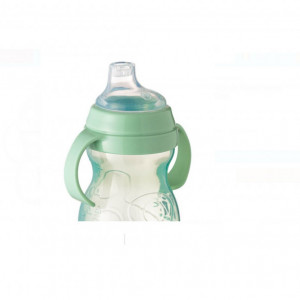 Cana cu Cioc & Manere de Plastic, Verde Menta, 300 ml, Kikka Boo - Img 2