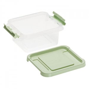 Caserola din plastic pentru alimente, dimensiune 11.7x14x5.8 cm, capacitate 500 ml - Img 3