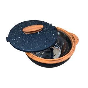 Caserola termica cu capac, capacitate 1.6 L, pereti dublati din inox, Multicolor - Img 3