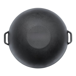 Ceaun fonta wok 8 L cu capac tigaie, 36×11.5 cm - Img 5
