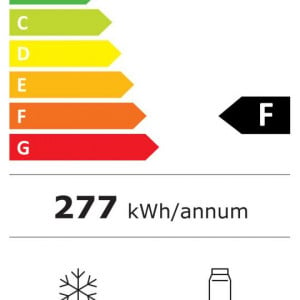 Combina frigorifica Heinner HC-V270SWDF+, 268l, Sistem racire Less Frost, Super congelare, Dozator de apa, Clasa F, H 170 cm, Argintiu - Img 3