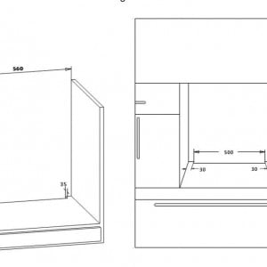 Cuptor incorporabil Heinner HBO-S569LDTGC-GBK, Multifunctional, Capacitate 56L, 9 functii, Clasa energetica A - Img 2