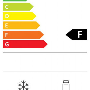 Frigider cu doua usi Heinner HF-V240F+, 240 l, Clasa F, less frost, Control mecanic, Termostat ajustabil, Iluminare LED, H 160 cm, Alb - Img 3