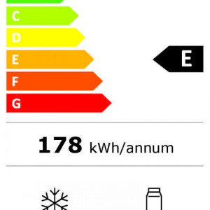 Frigider cu doua usi HEINNER HF-V242E++, Capacitate totala 242L, 2 Usi, Clasa E, Alb - Img 3