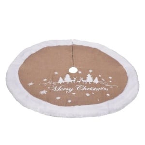 Fusta decorativa pentru Brad, dimensiune 90 cm, Merry Christmas - Img 2