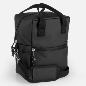 Geanta izoterma, capacitate 6 l, dimensiune 21x13x27 cm, Neagra
