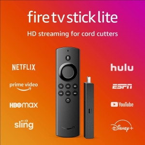 Kit Media Player Amazon Fire Tv Stick Lite 2020 cu telecomanda vocala Alexa - Img 2