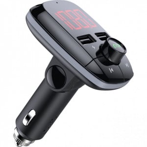 Modulator FM Bluetooth Serioux SRXA-ABFM50, USB, microSD, USB 2.4A, Negru - Img 3