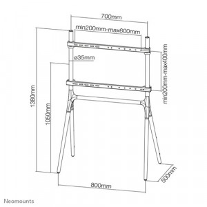 NM Select TV Floor Stand 37"-70" - Img 3