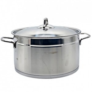 Oala cilindrica din inox cu capac, capacitate 8.5 l, diametru 26 cm, fund dublu, Hausberg HB- H 766 - Img 6