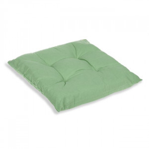 Perna decorativa pentru scaun, doua fete, dimensiune 40x40x5 cm, Verde Menta - Img 3