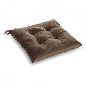 Perna decorativa pentru scaun, Velvet Maro, 38x38 cm