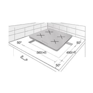 Plita incorporabila Beko HILW64225SZG, Gaz, 4 Arzatoare, Arzator Wok, 60 cm, Gri Zara - Img 5