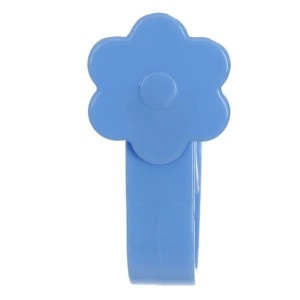 Set 4 cleme pentru fixat fata de masa, model Flori Colorate - Img 2