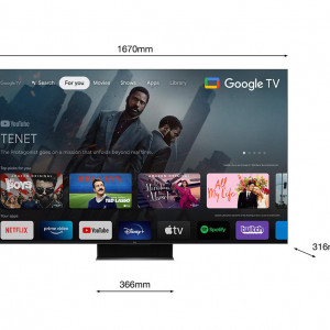 Smart TV TCL 75C845(2022) 75"-189CM Ql - Img 3