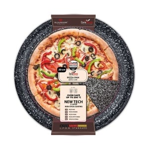 Tava pizza otel carbon, dimensiune 32x1.1 cm, doua straturi, acoperire marmura ceramica, Blaumann BL-3893 - Img 3