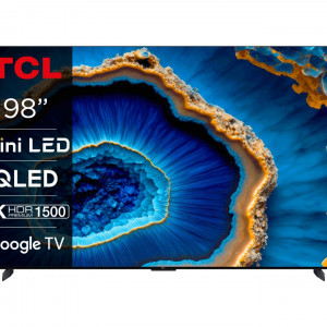 Televizor TCL MiniLed 98C805, 248 cm, Smart Google TV, 4K Ultra HD