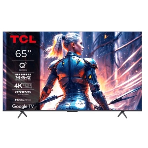 Televizor TCL QLED 65T8B, 164 cm, Smart Google TV, 4K Ultra HD, 100Hz, Clasa F (Model 2024)