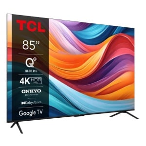 Televizor TCL QLED 85T7B, 214 cm, Smart Google TV, 4K Ultra HD, Clasa F - Img 3