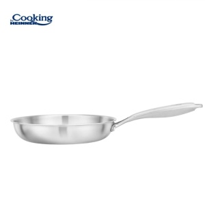 Tigaie inox cu 3 straturi, dimensiune 24x4 cm, finisaj satinat, Heinner HR-MRK-3AT24 - Img 5