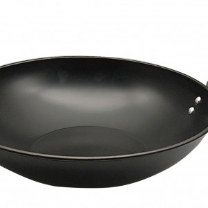 Tigaie wok cu 2 manere din lemn, 32x8 cm, acoperire non-stick, Arizzo - Img 4