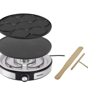 Aparat de fact clatite 2 in 1, HEINNER HCPM-F15RVSS, 1500W, placa reversibila 33 cm - Img 5