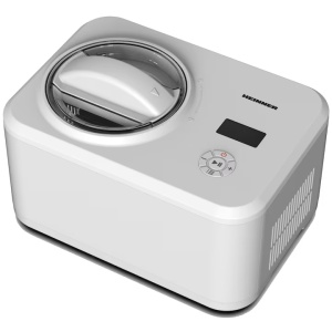 Aparat pentru preparat inghetata Heinner Glace HICM-150WHYG, Capacitate bol 1.5L, Mentinere la rece, Functie iaurt, Bol inghetata detasabil, 150W, Alb - Img 3