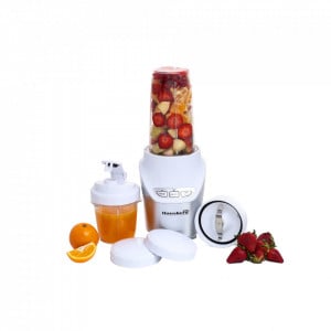 Blender Hausberg HB-7705, 1000 W, 2 viteze/impuls, 0.45/1 L, accesorii incluse, Multicolor - Img 6