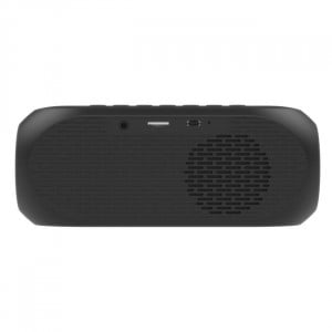 Boxa bluetooth cu radio si ceas digital, putere 5W, acumulator 1200 mAH, Negru - Img 4