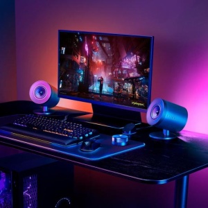 Boxe gaming, Razer Nommo V2 Pro RZ05-04740100-R3G1, Difuzor 2.1, USB, Bluetooth, RGB, Negru - Img 8