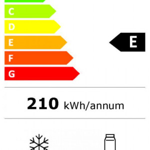 Combina frigorifica Heinner HC-HM268WDE++, 268 l, Clasa E, Control electronic, Dozator apa, Iluminare LED, H 180 cm, Alb - Img 4