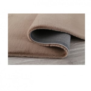 Covor shaggy soft blanita 50 x 90 cm, Maro, FRUG90-BRW - Img 4