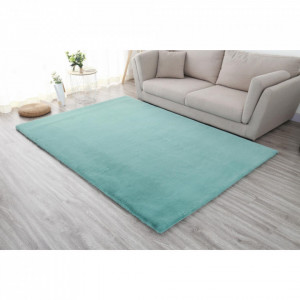 Covor shaggy soft blanita 50 x 90 cm, Turcoaz, FRUG90-TRQ