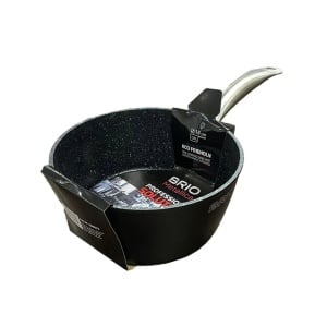 Cratita profesionala pentru sosuri, diametru 18 cm, capacitate 1.8 L, acoperire ceramica, Brio Metallica - Img 2