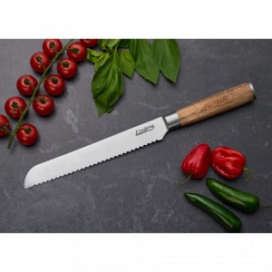 Cutit pentru paine, lama 20.32 cm, maner maro - Img 3