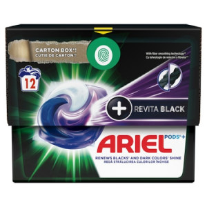 Detergent Capsule Ariel, Revita Black, 12 capsule