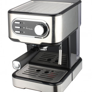 Espressor manual FRAM FEM-850BKSS, 850W, 15 bar, rezervor apa 1.5L, Argintiu - Img 2