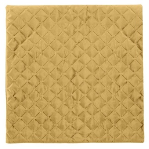 Fata de perna decorativa velvet, dimensiune 45 x 43 cm, Galben mustar - Img 2